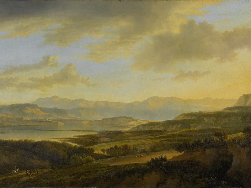 1628-Jan Hackaert - Lago di Zurigo - Rijksmuseum Amsterdam
